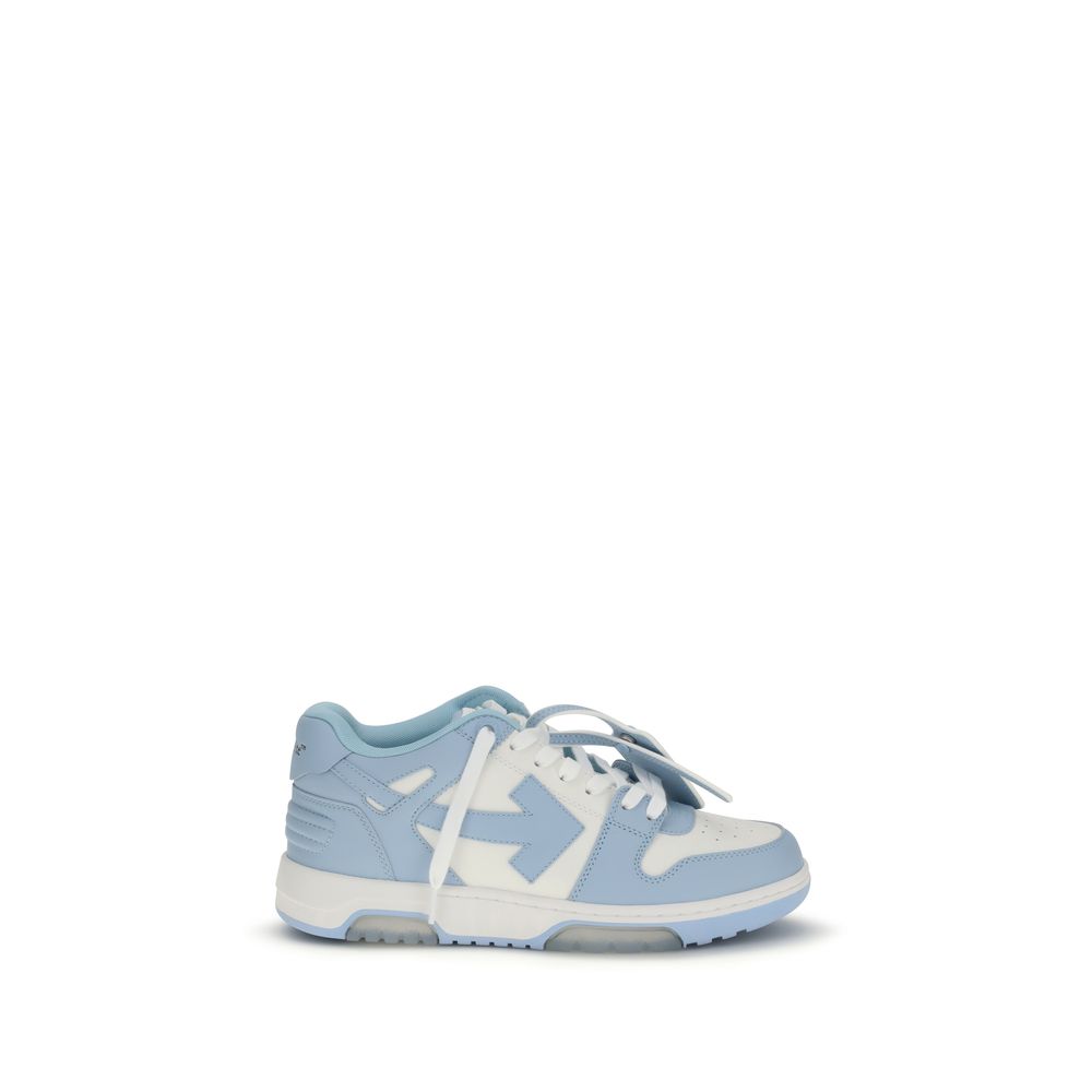 Off-White Blue Polyester Low Top Sneakers | Regal Royce