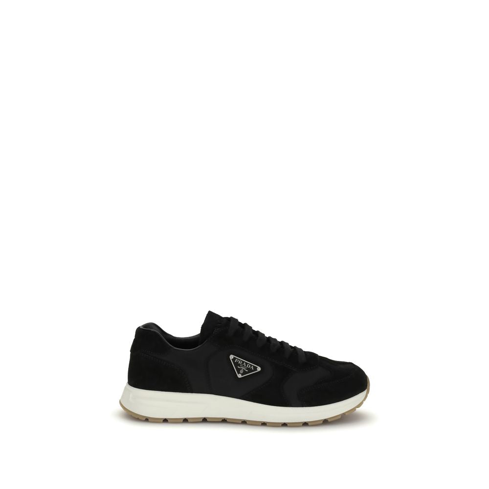 Prada Black Recycled Polyamide Athletic Sneakers | Regal Royce