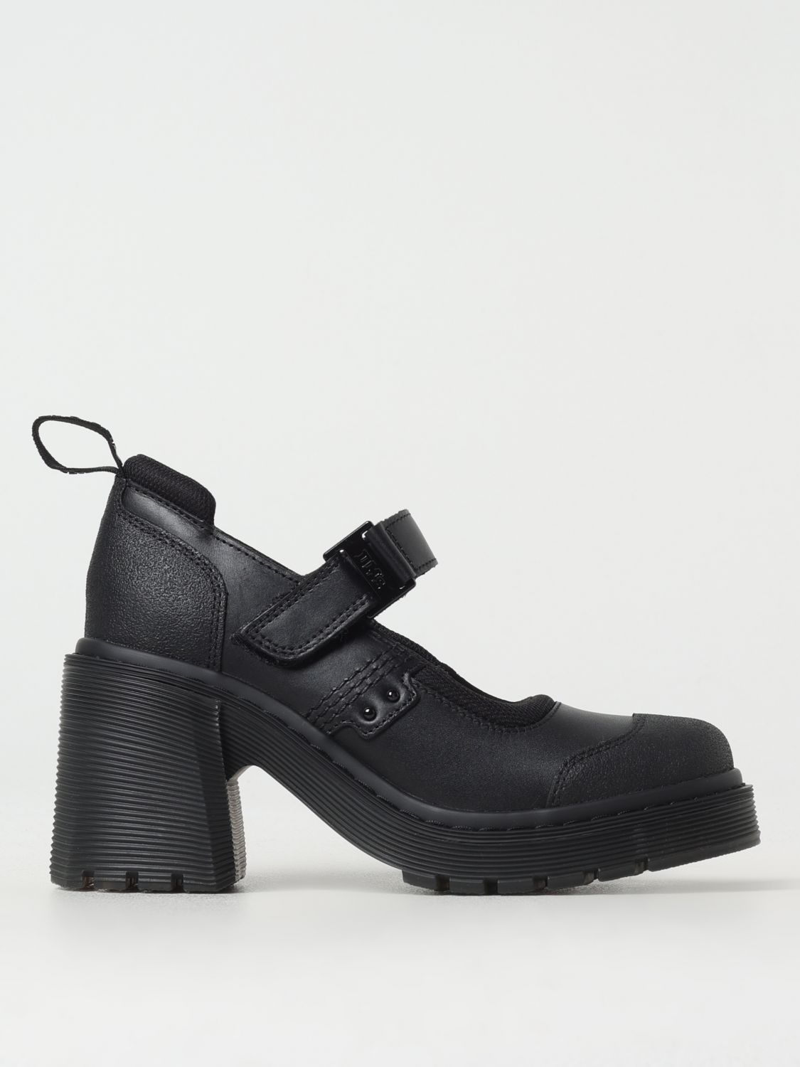 Dr. Martens Black Leather Platform Pumps | Regal Royce
