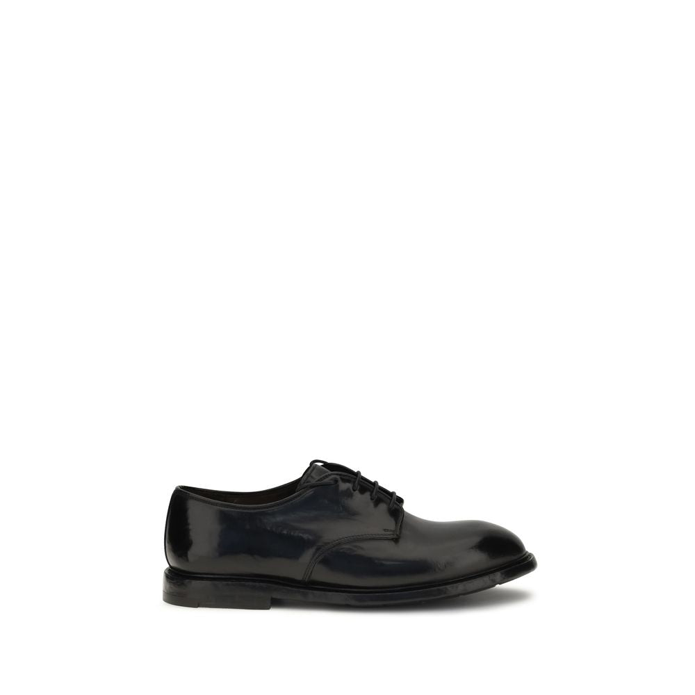 Premiata Black Calf Leather Bos Taurus Oxfords And Derbies | Regal Royce