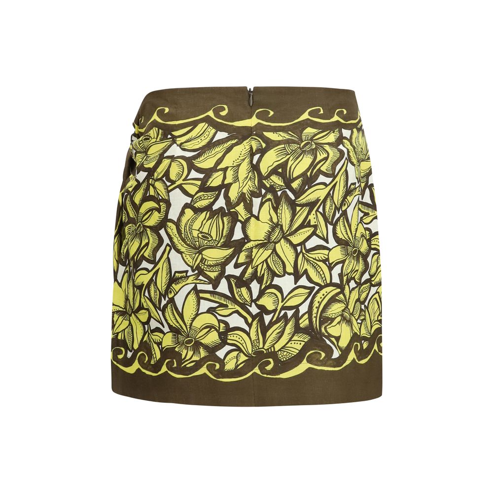 Alemais Multicolor Hemp Mini Skirt | Regal Royce