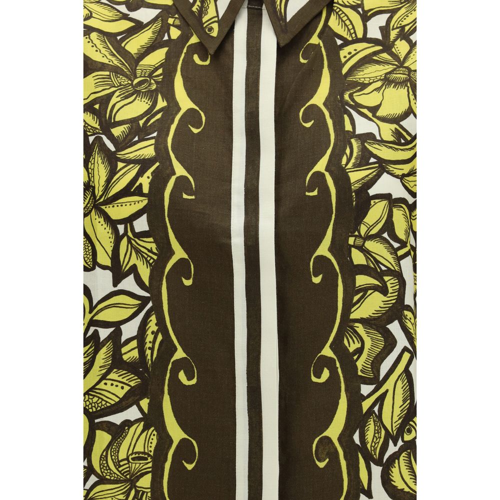 Alemais Multicolor Hemp Shortsleeve Shirt | Regal Royce