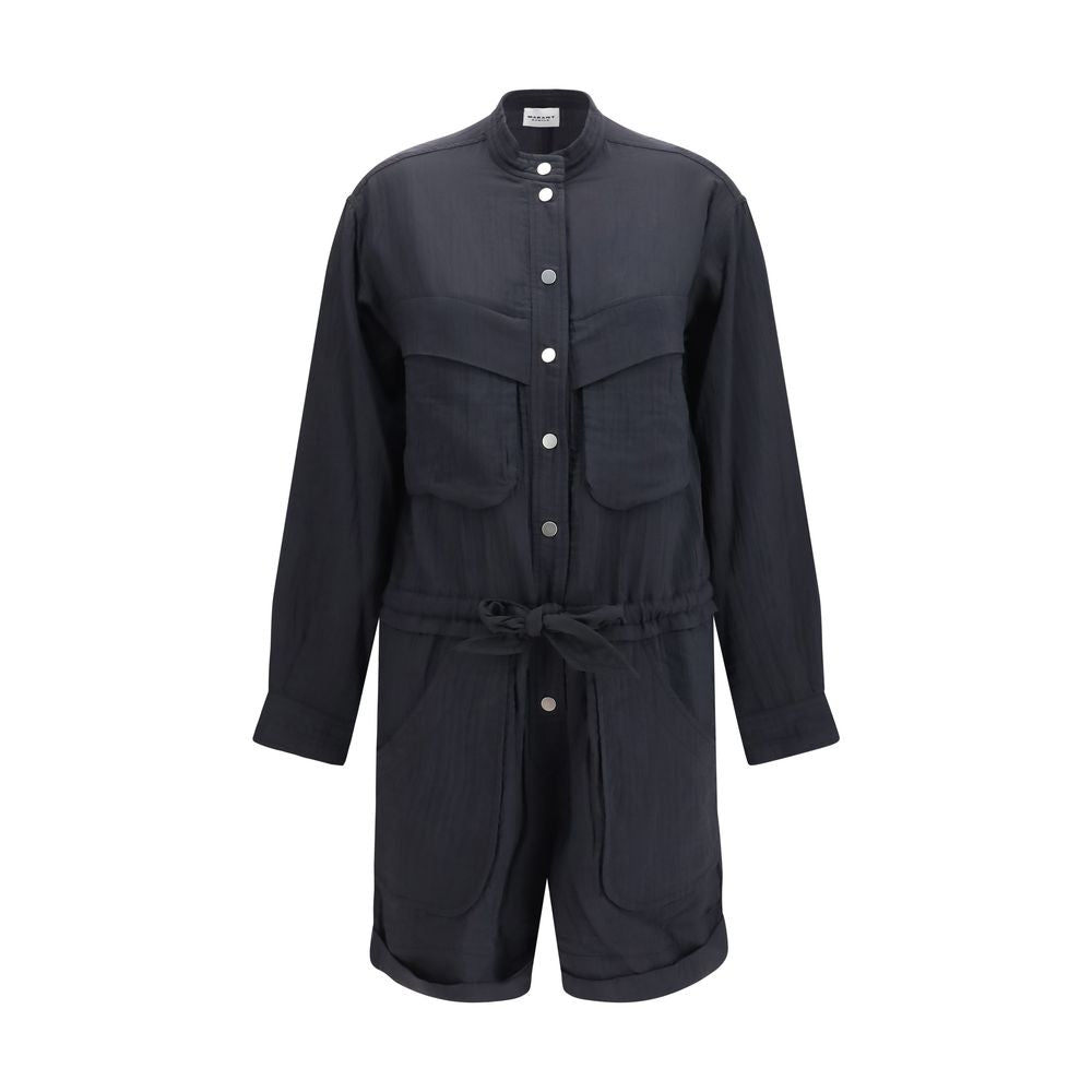 Marant Etoile Black Viscose Jumpsuit | Regal Royce