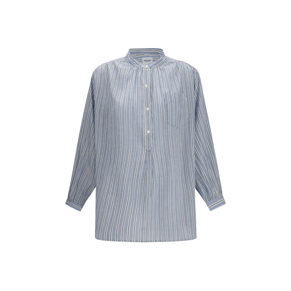 Marant Etoile Blue Cotton Blouse | Regal Royce