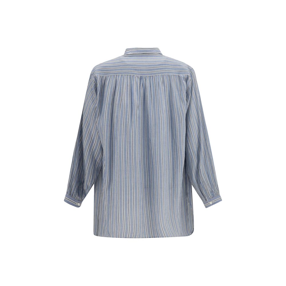 Marant Etoile Blue Cotton Blouse | Regal Royce