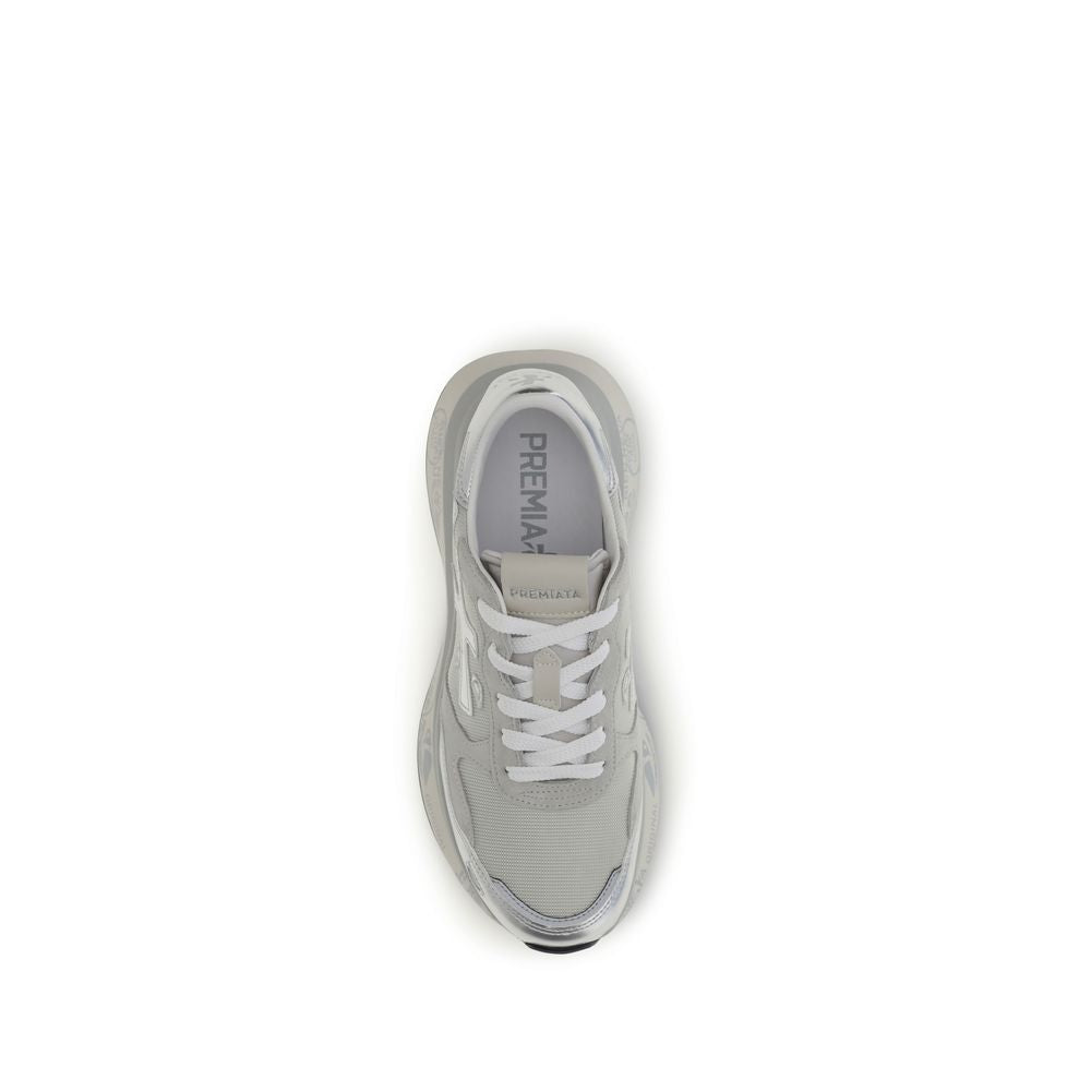 Premiata Silver Nylon Athletic Sneakers | Regal Royce
