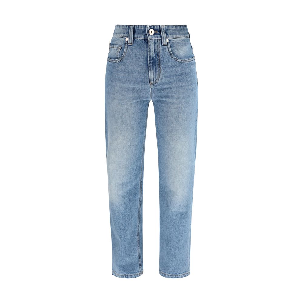 Brunello Cucinelli Blue Cotton Jeans Denim | Regal Royce