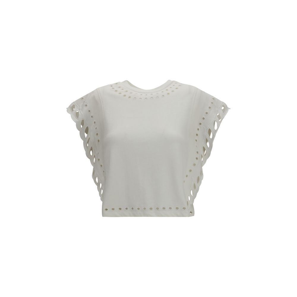 Marant Etoile White Cotton T-Shirt | Regal Royce