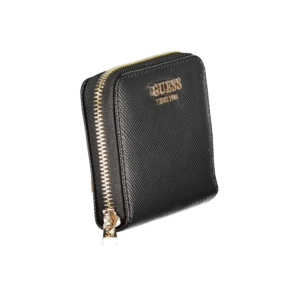 Guess Jeans Nero Poliuretano Women Wallet | Regal Royce