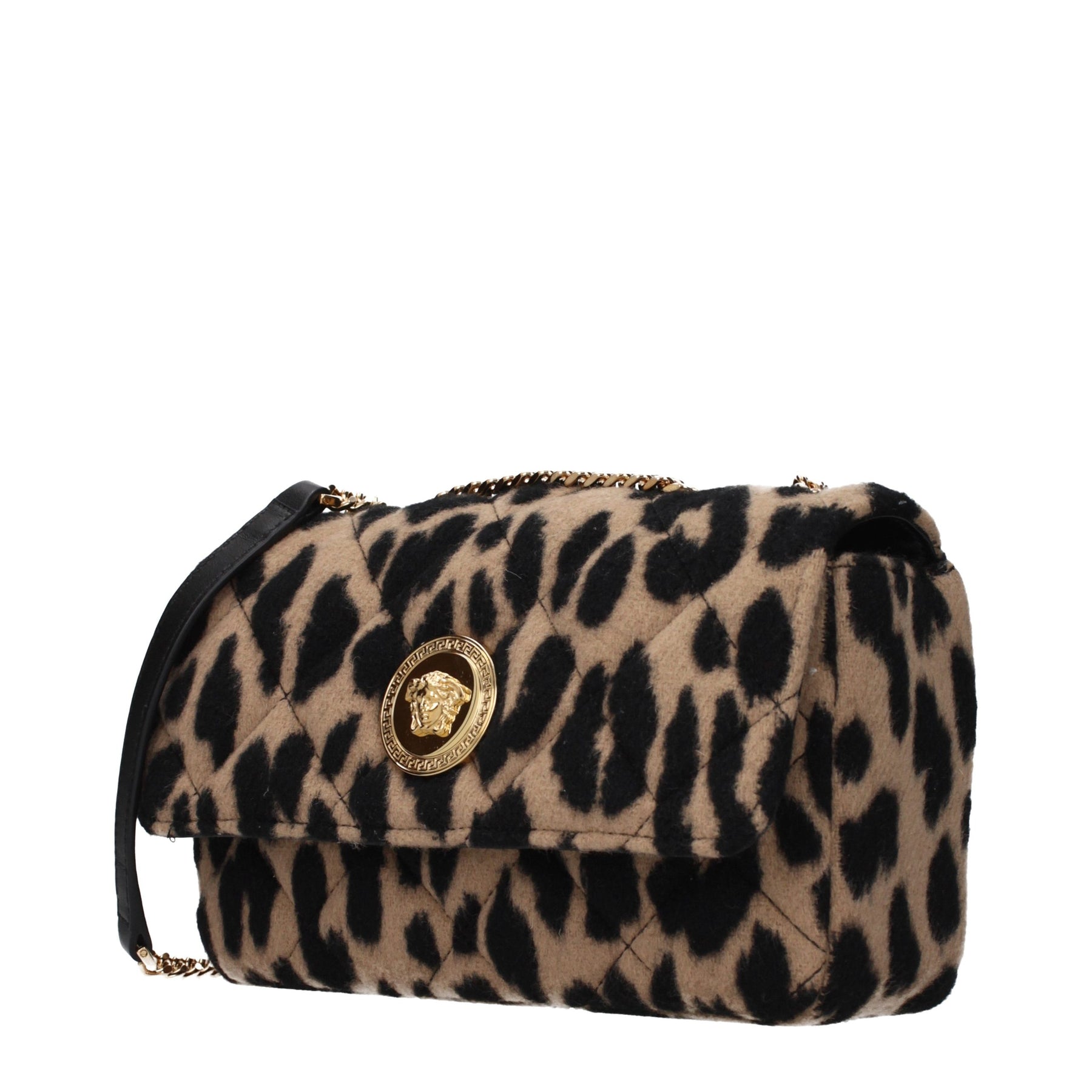 Versace Brown Wool Shoulder Bag | Regal Royce