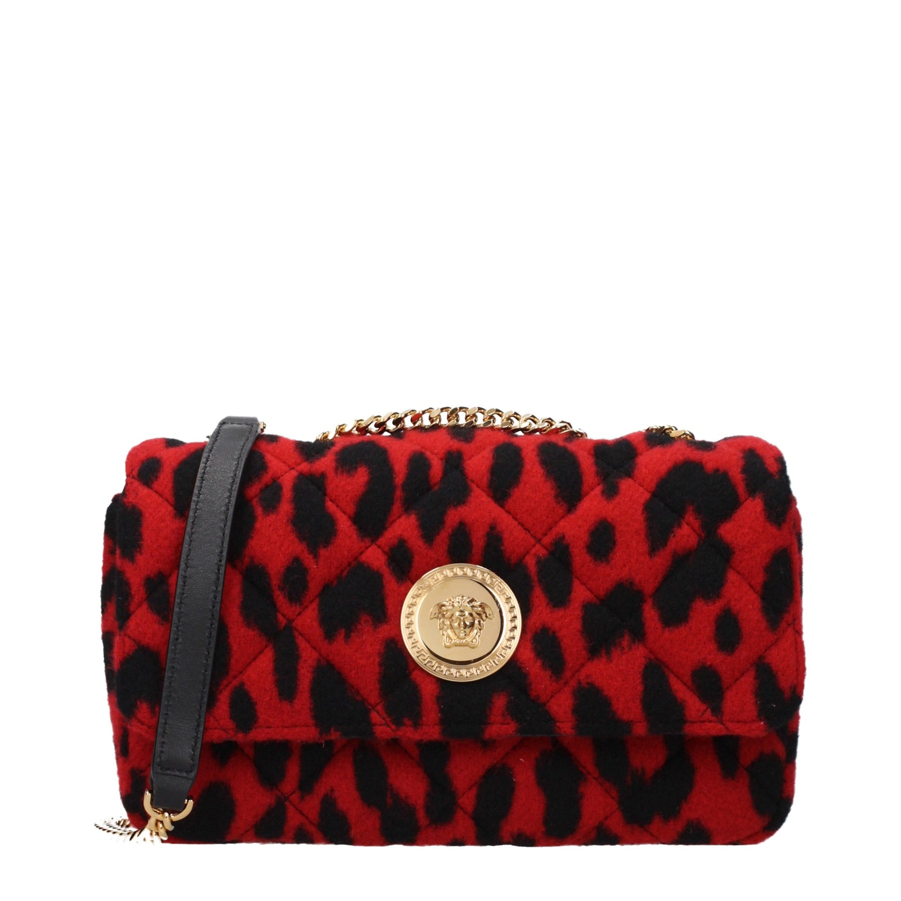 Versace Red Wool Shoulder Bag | Regal Royce