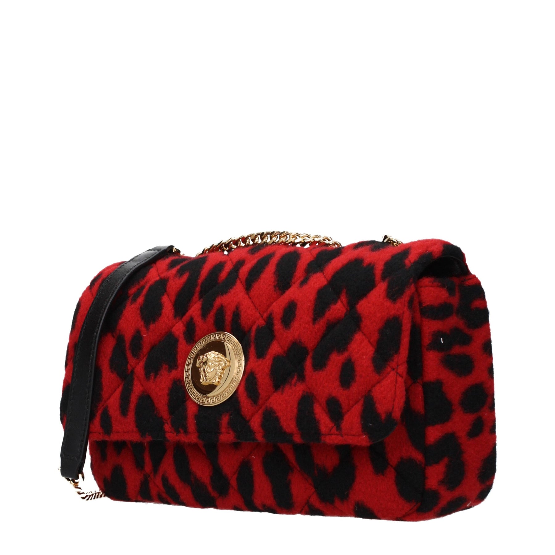 Versace Red Wool Shoulder Bag | Regal Royce
