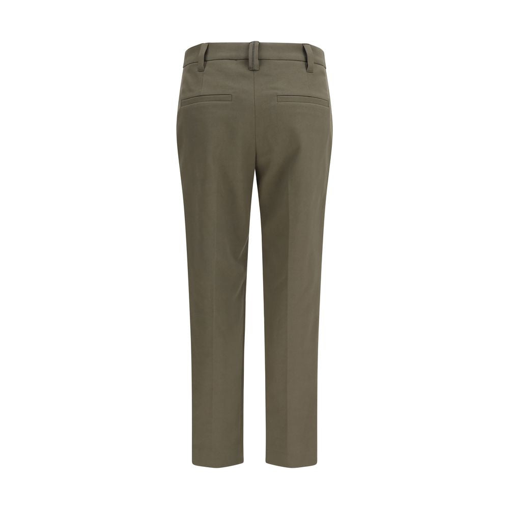 Brunello Cucinelli Bicolor Cotton Dress Pants | Regal Royce