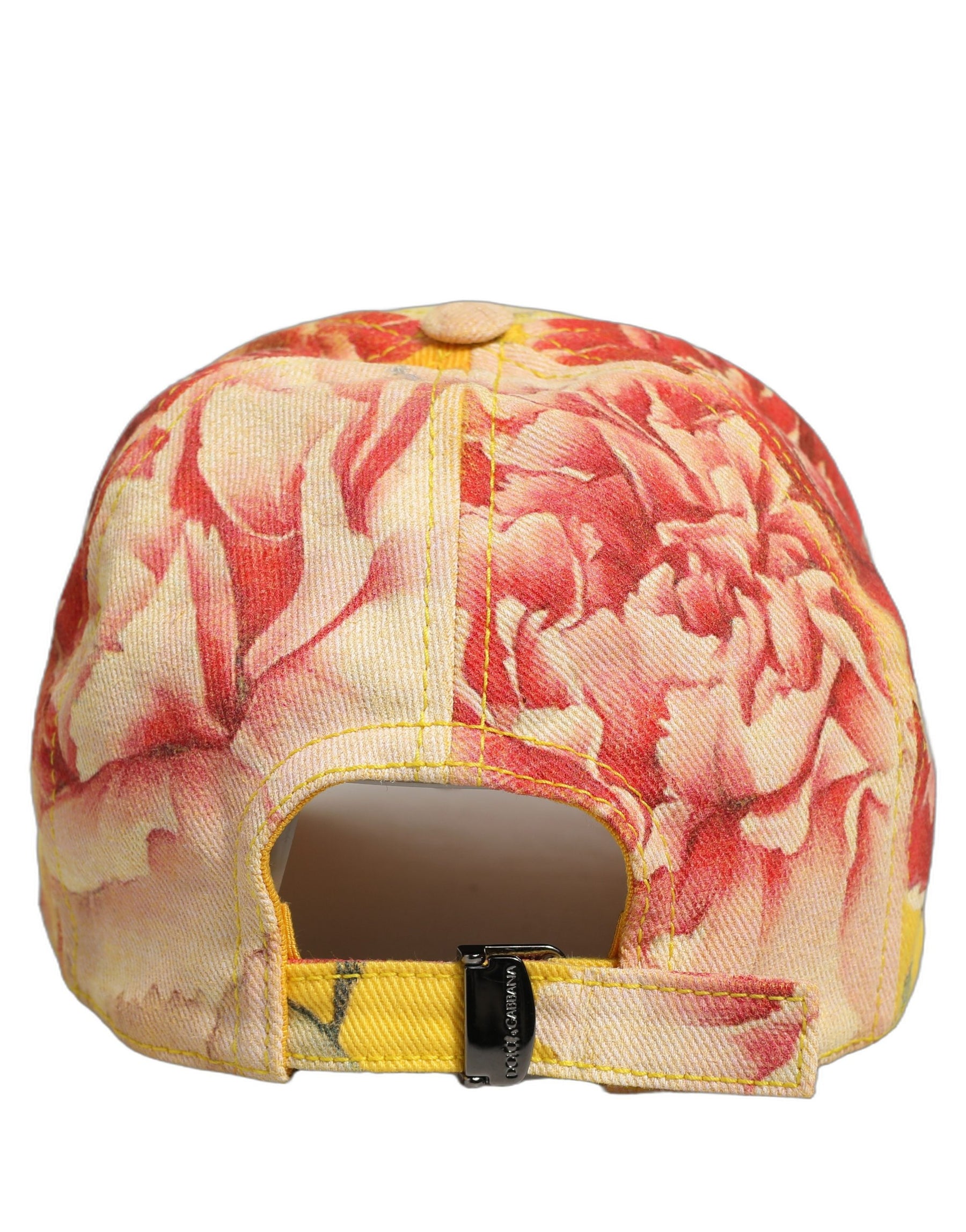 Dolce & Gabbana Men Multicolor Cotton Floral Baseball Capello Hat | Regal Royce