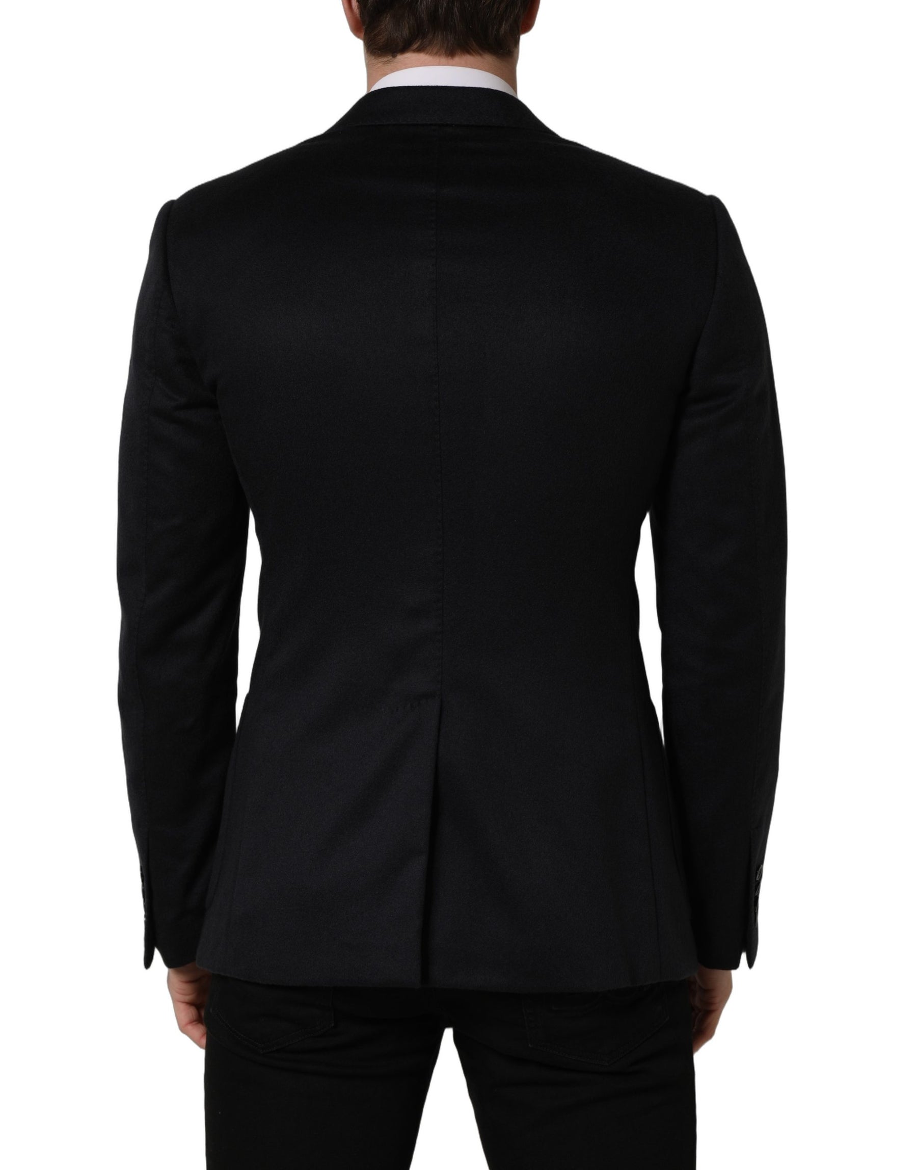 Dolce & Gabbana Black Cashmere Single Breasted Blazer Jacket | Regal Royce