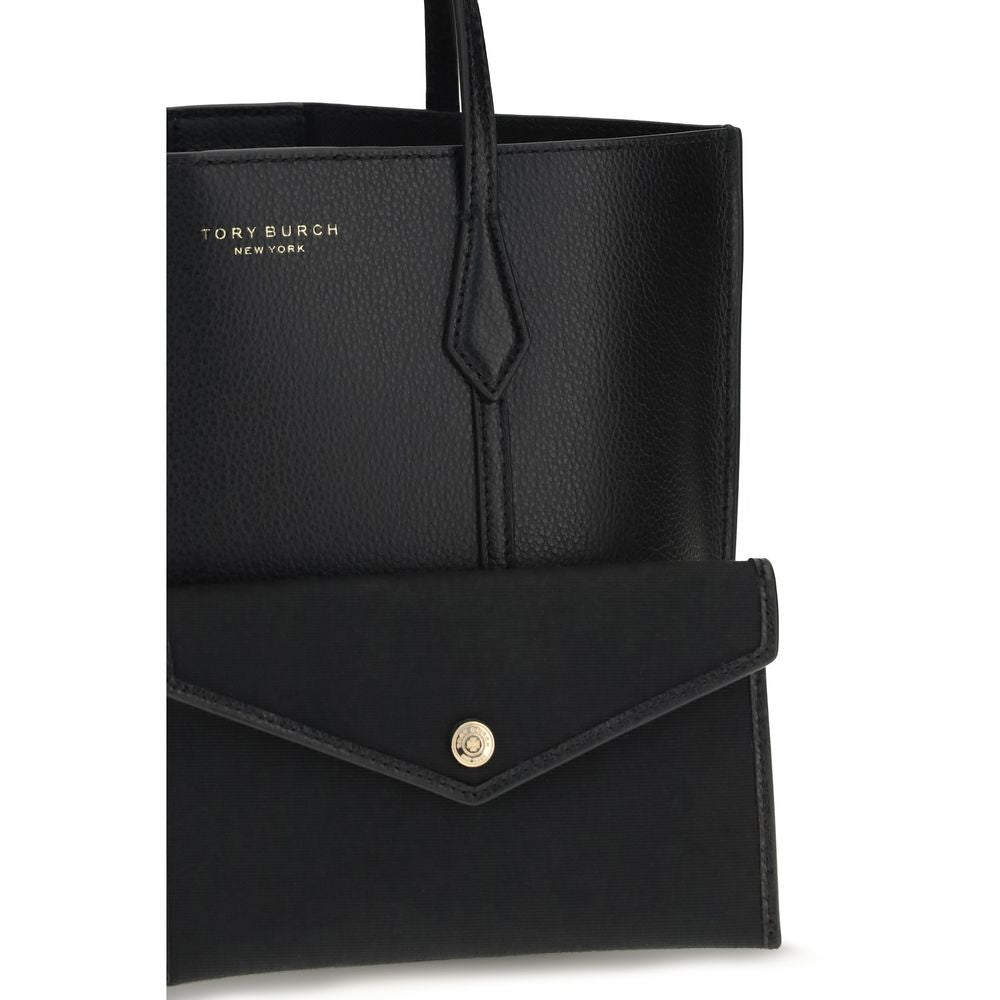 Tory Burch Black Calf Leather Bos Taurus Handbag | Regal Royce
