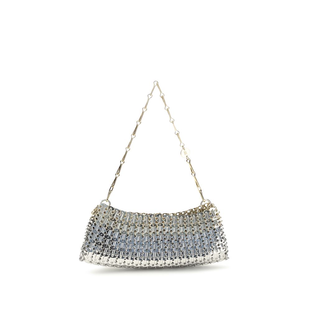 Rabanne Silver Brass Shoulder Bag | Regal Royce