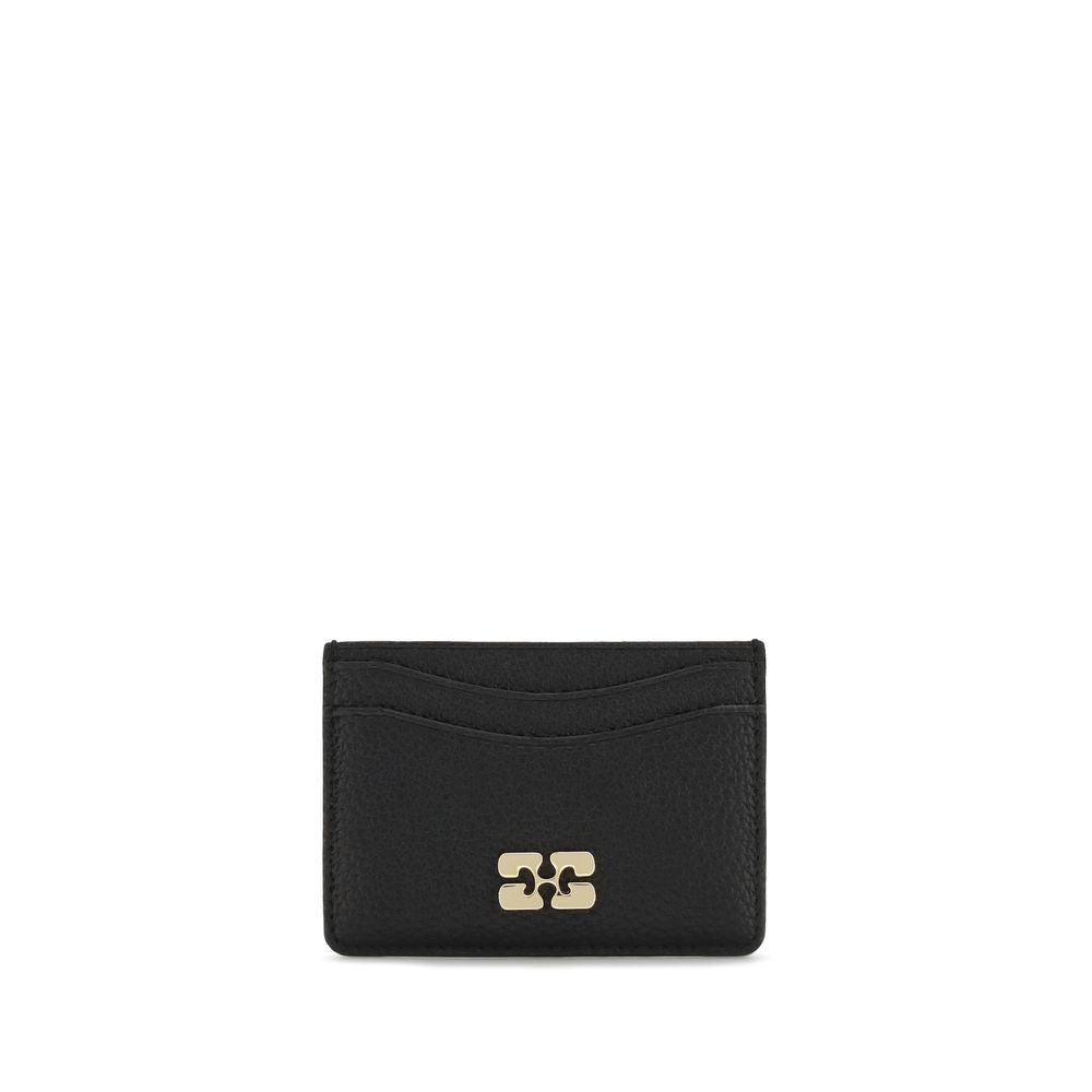 Ganni Black Recycled Polyamide Wallet | Regal Royce