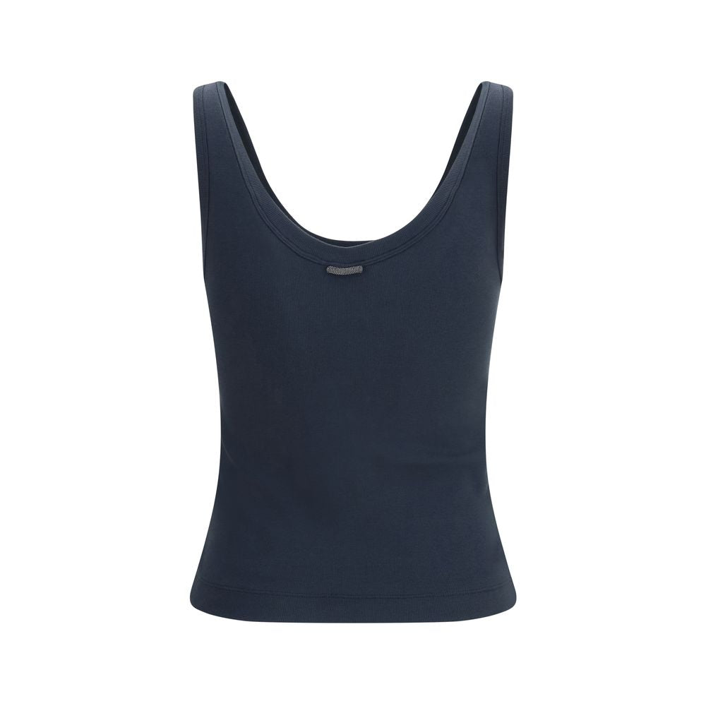 Brunello Cucinelli Blue Cotton T-Shirt | Regal Royce