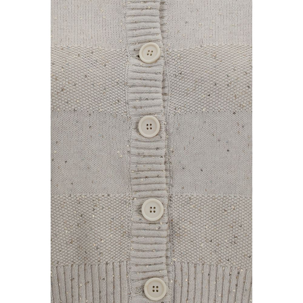 Brunello Cucinelli Beige Cotton Sweatshirt | Regal Royce