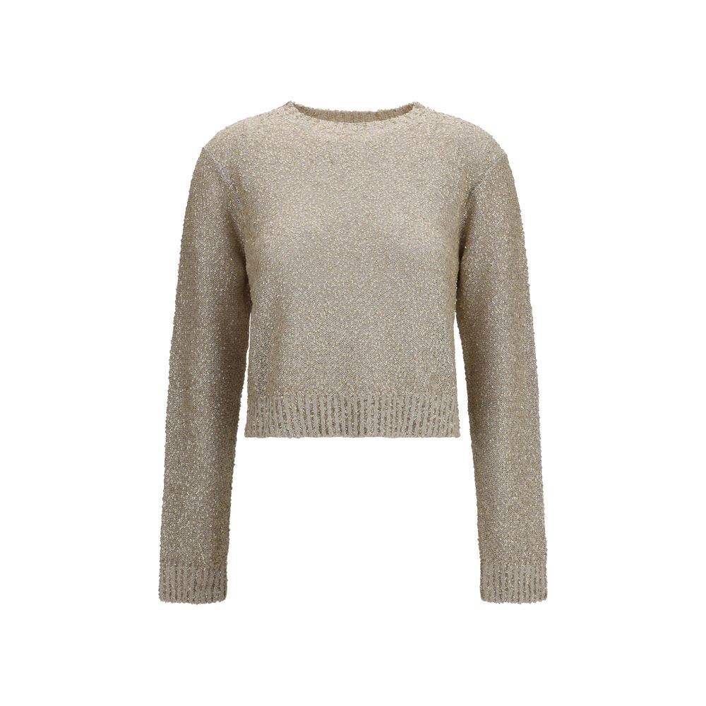 Brunello Cucinelli Beige Linen Sweatshirt | Regal Royce