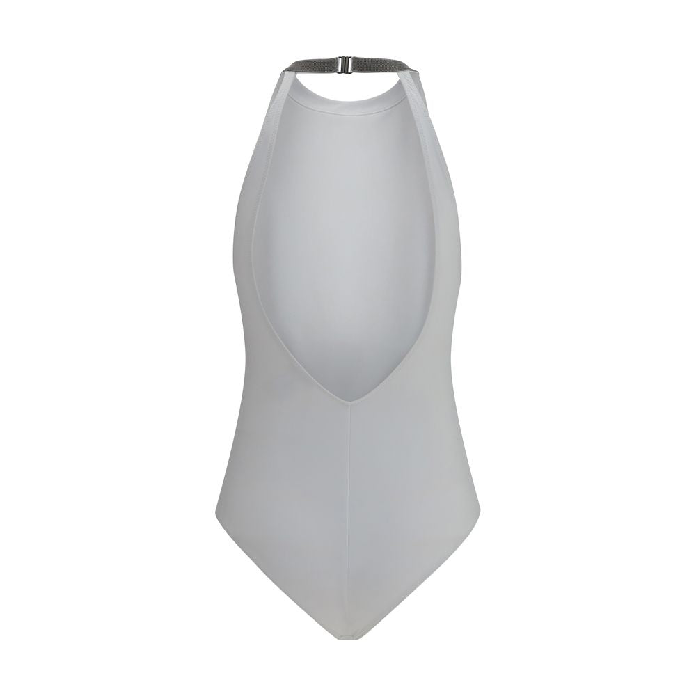 Brunello Cucinelli White Polyamide One-Piece Swimsuit | Regal Royce