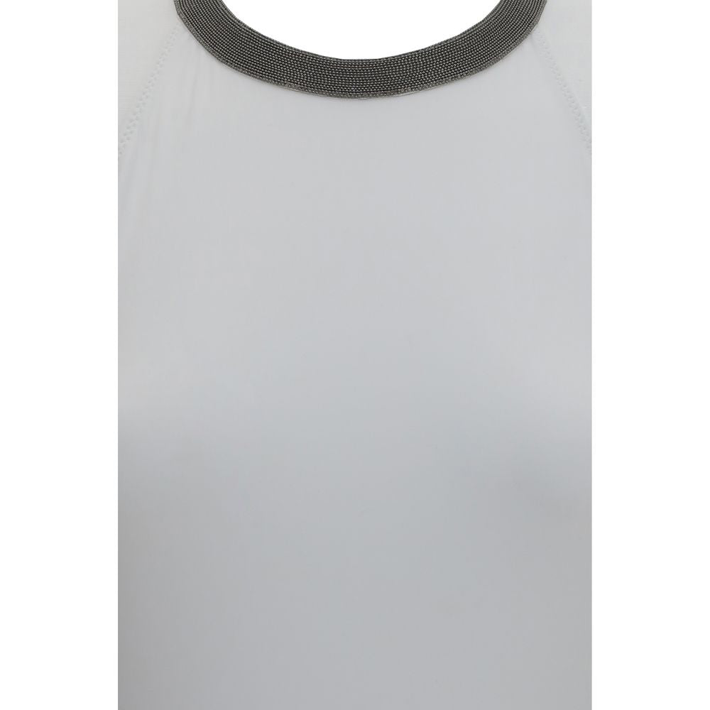 Brunello Cucinelli White Polyamide One-Piece Swimsuit | Regal Royce