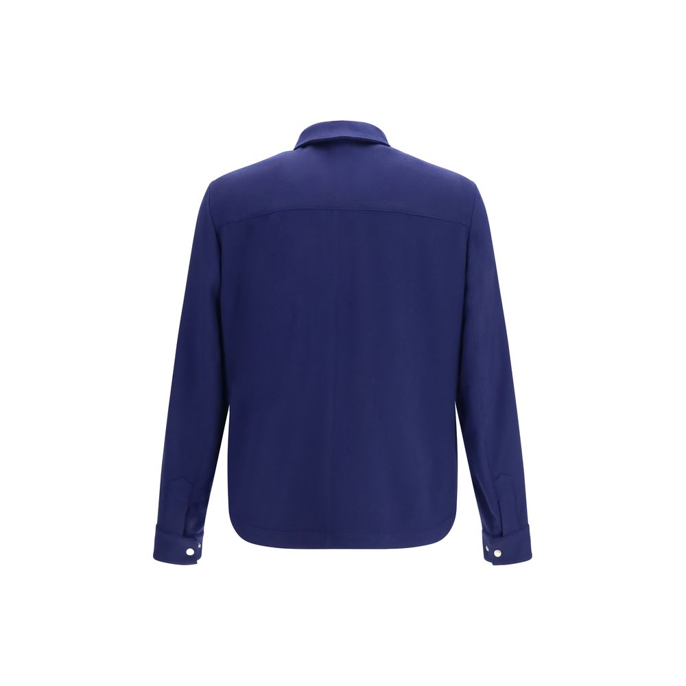 Brunello Cucinelli Blue Cashmere Full-Length Jacket | Regal Royce