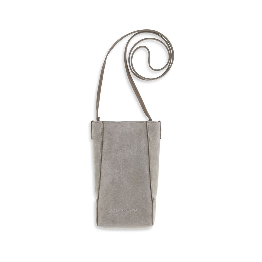 Brunello Cucinelli Gray Calf Leather Bos Taurus Other Accessories | Regal Royce