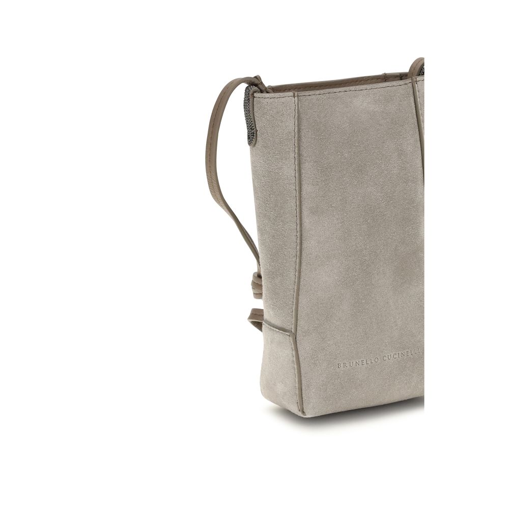 Brunello Cucinelli Gray Calf Leather Bos Taurus Other Accessories | Regal Royce
