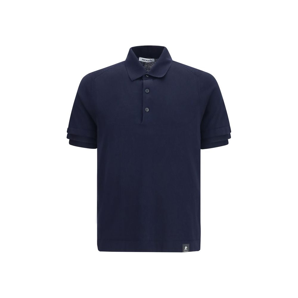 Premiata Blue Cotton Polo Shirt | Regal Royce