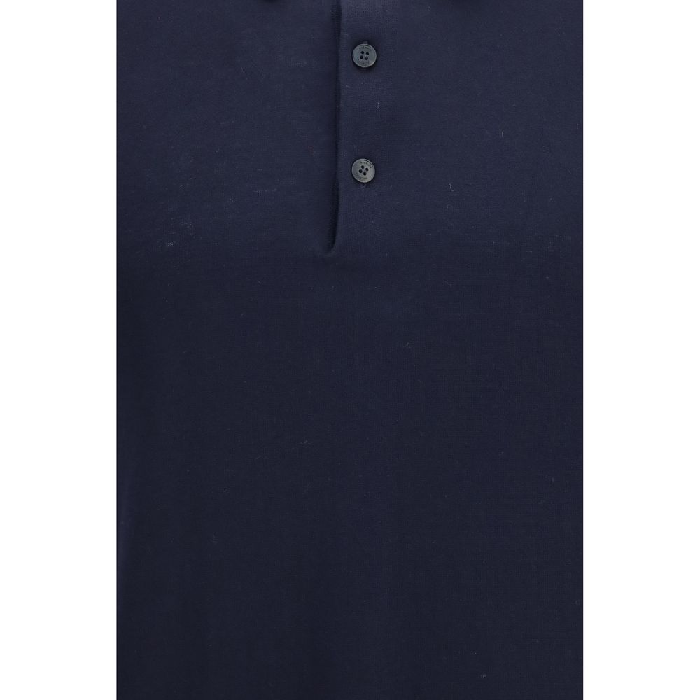 Premiata Blue Cotton Polo Shirt | Regal Royce