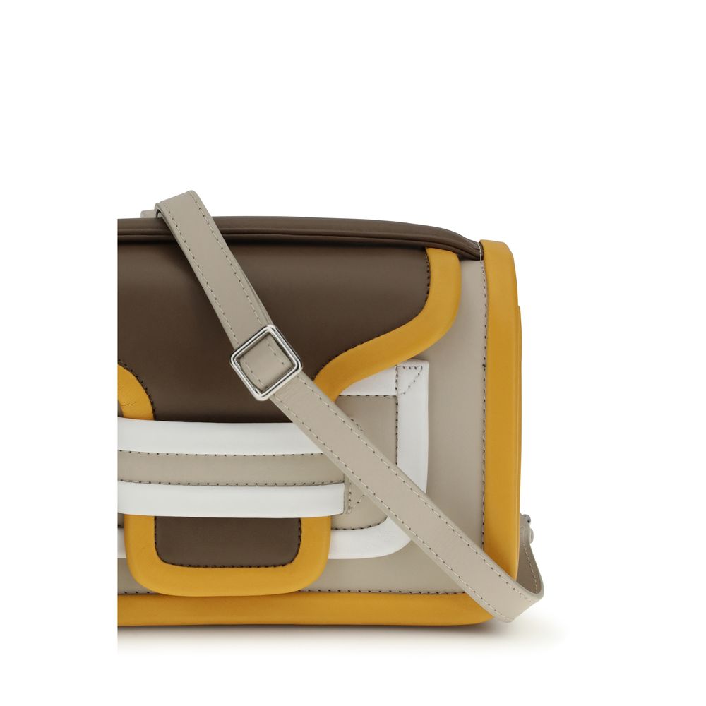 Pierre Hardy Orange Calf Leather Bos Taurus Shoulder Bag | Regal Royce
