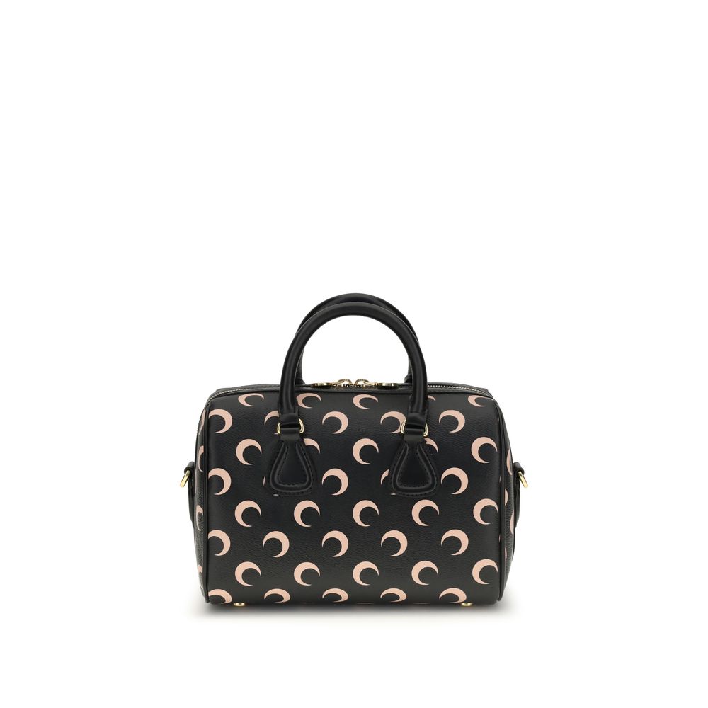 Marine Serre Black Polyethylene Handbag | Regal Royce