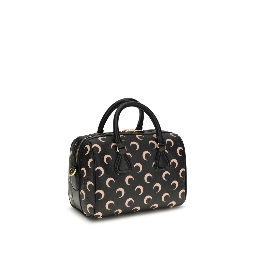 Marine Serre Black Polyethylene Handbag | Regal Royce