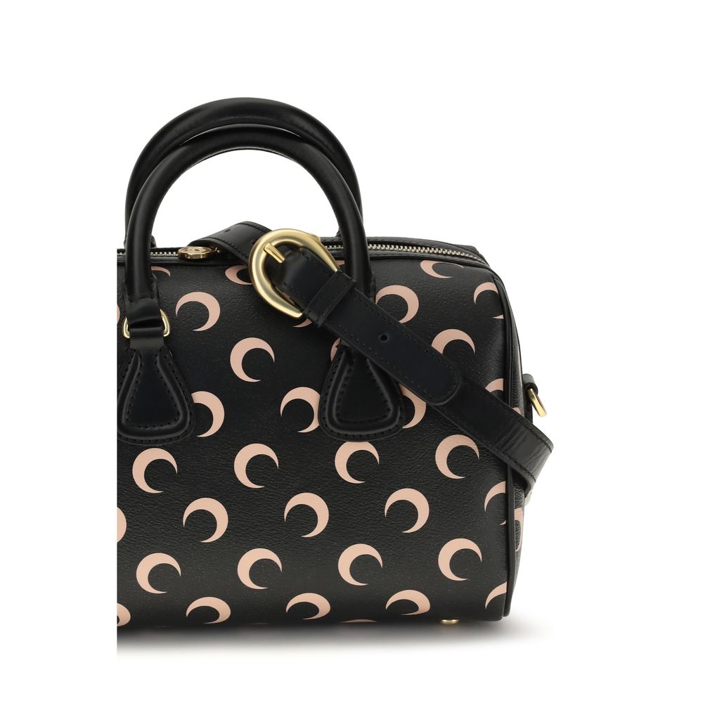 Marine Serre Black Polyethylene Handbag | Regal Royce