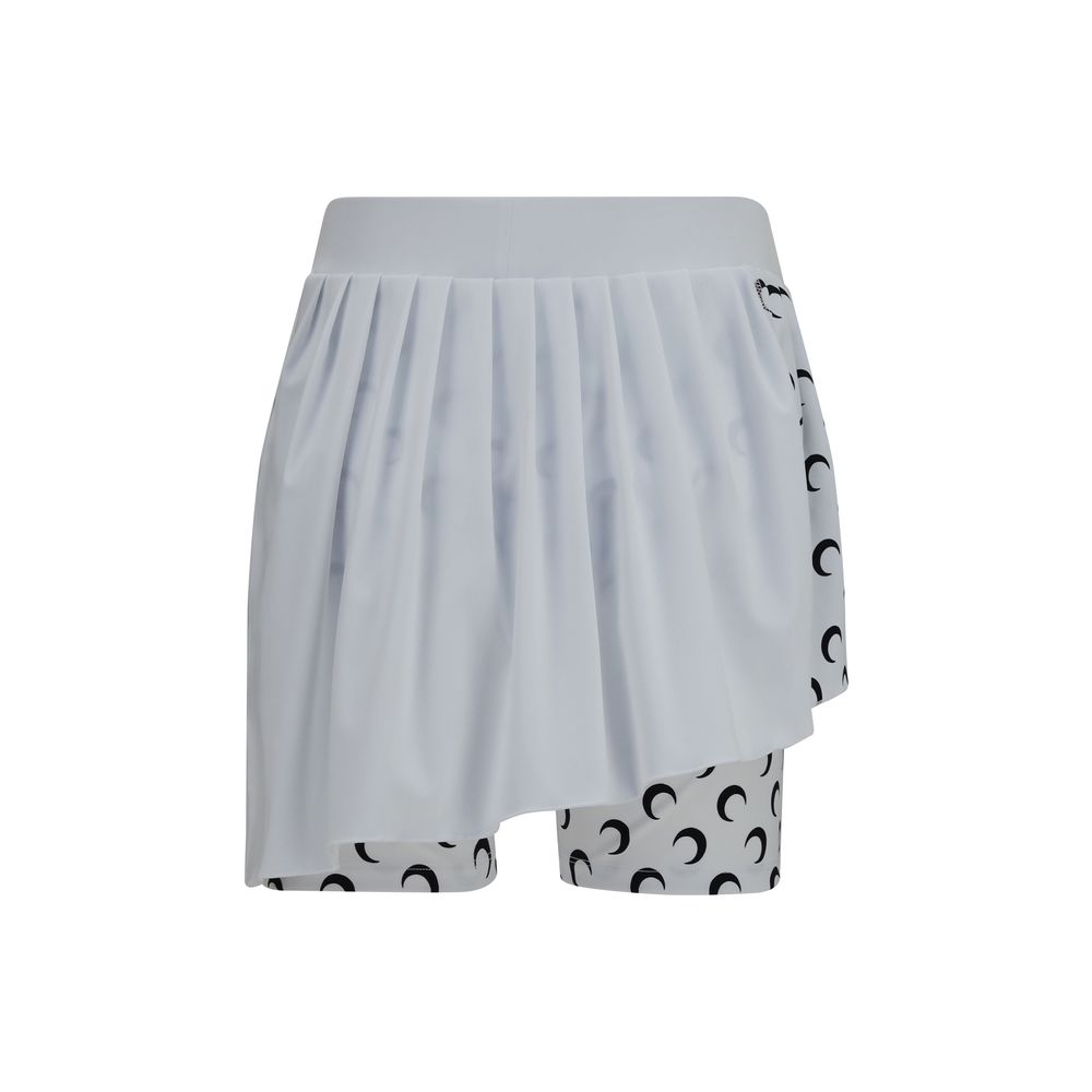 Marine Serre White Polyamide Short And Mini Shorts | Regal Royce