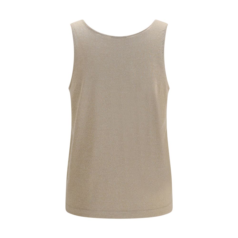 Brunello Cucinelli Beige Cashmere Tank Tops | Regal Royce