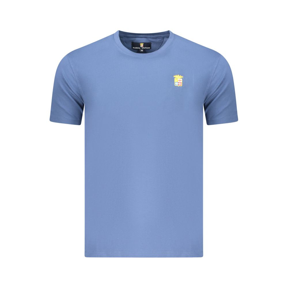 Marina Militare Blue Cotton Men's T-Shirt | Regal Royce