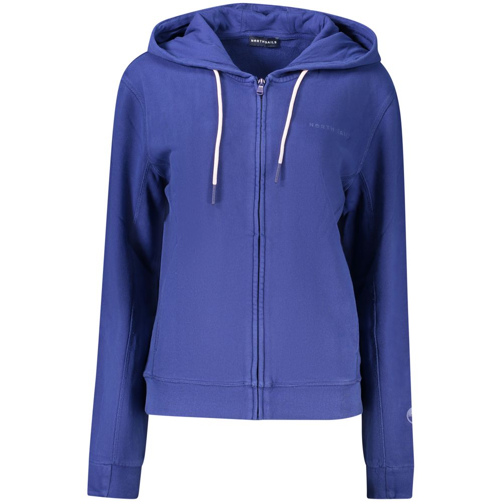 North Sails Blue Cotton Women's Hoodie | Regal Royce