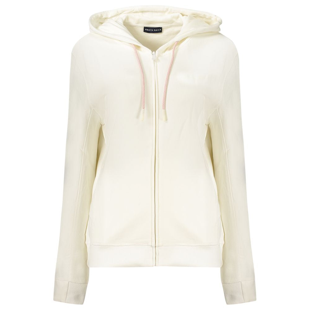 North Sails White Cotton Womens Sweatshirt | Regal Royce
