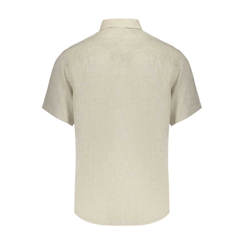 North Sails Beige Linen Men's Shirt | Regal Royce