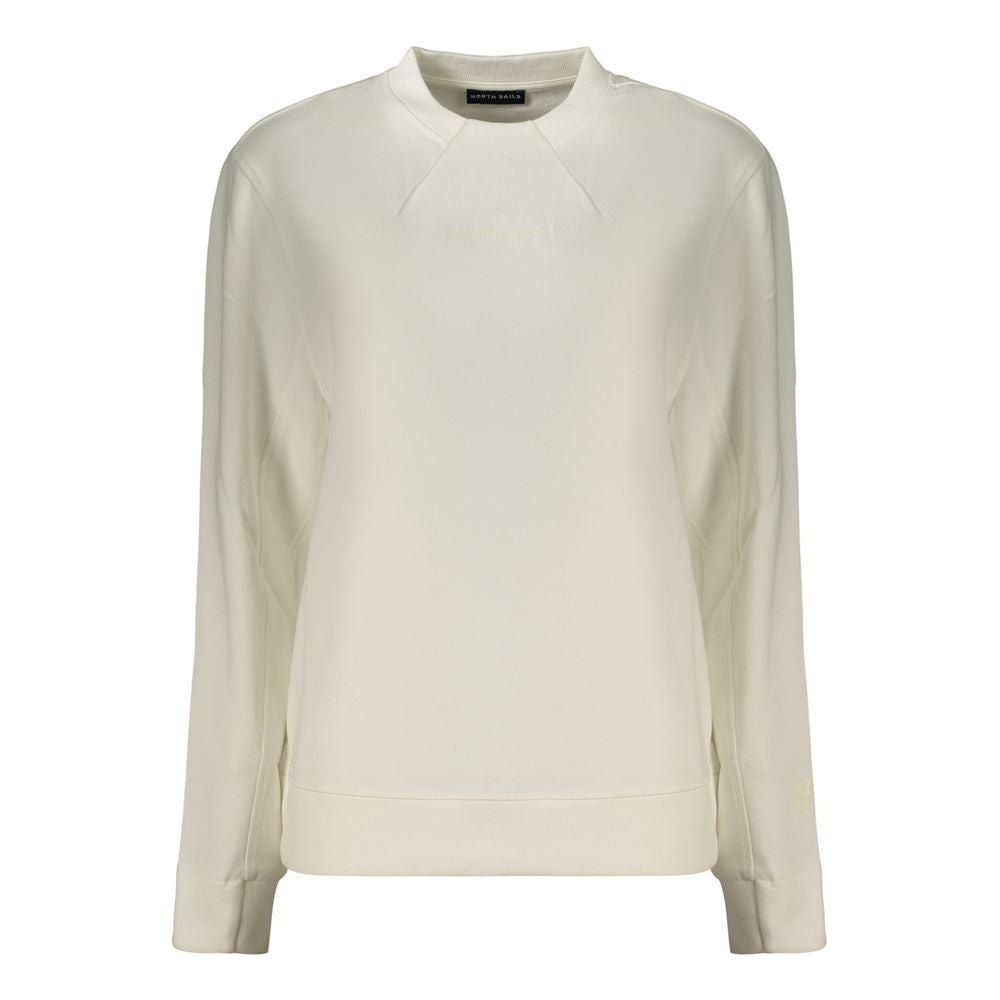 North Sails White Cotton Women's Sweatshirt | Regal Royce