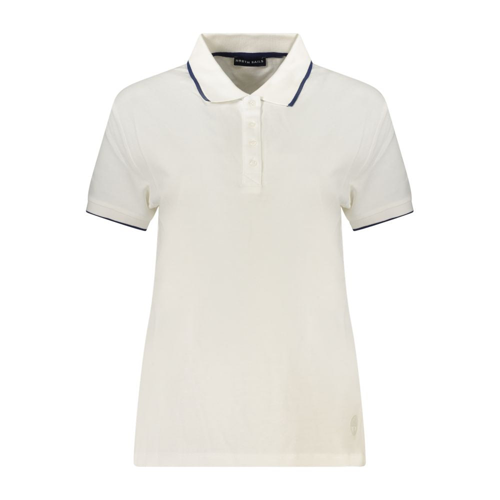 North Sails White Cotton Women's Polo Shirt | Regal Royce