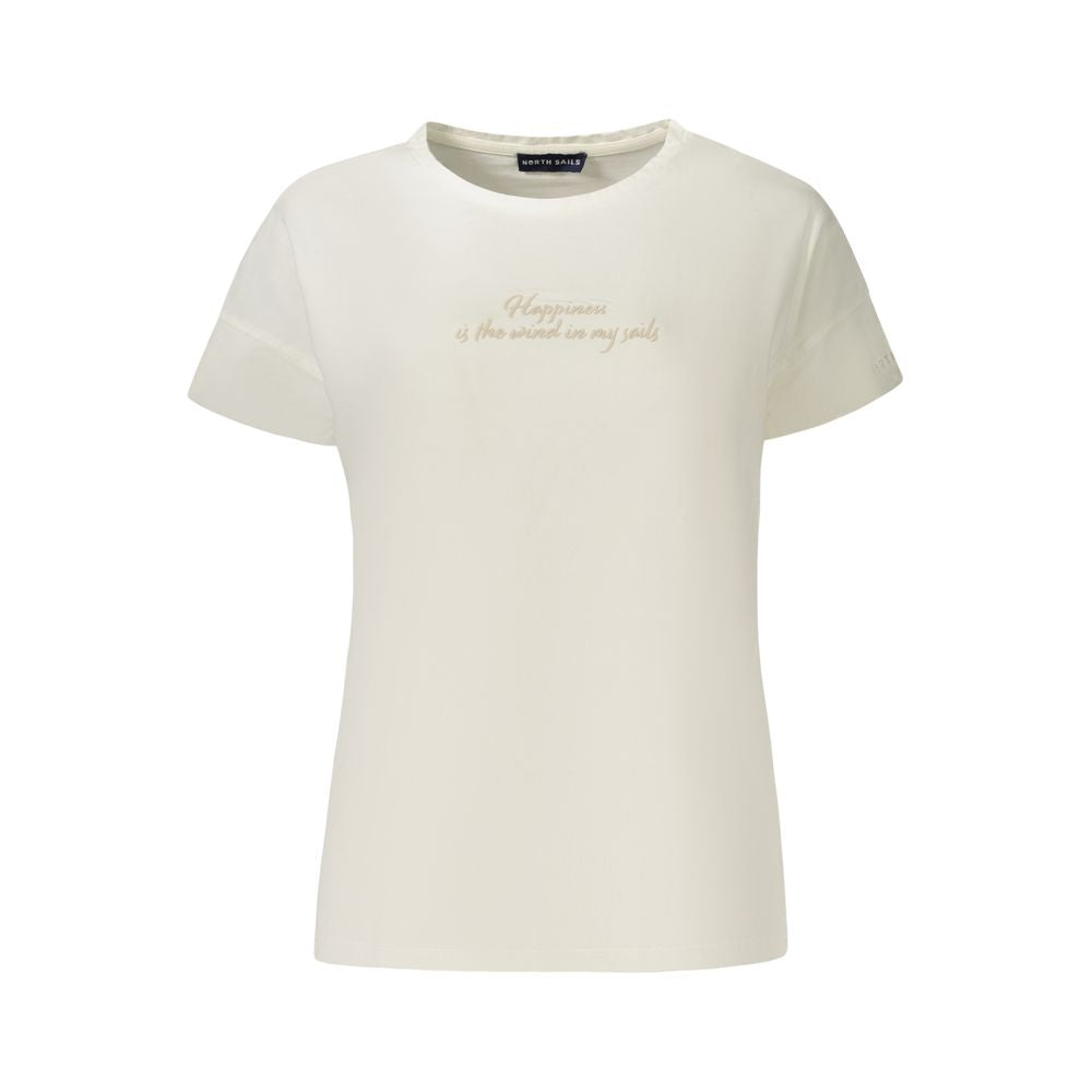 North Sails Bianco Cotton Womens T-Shirt | Regal Royce