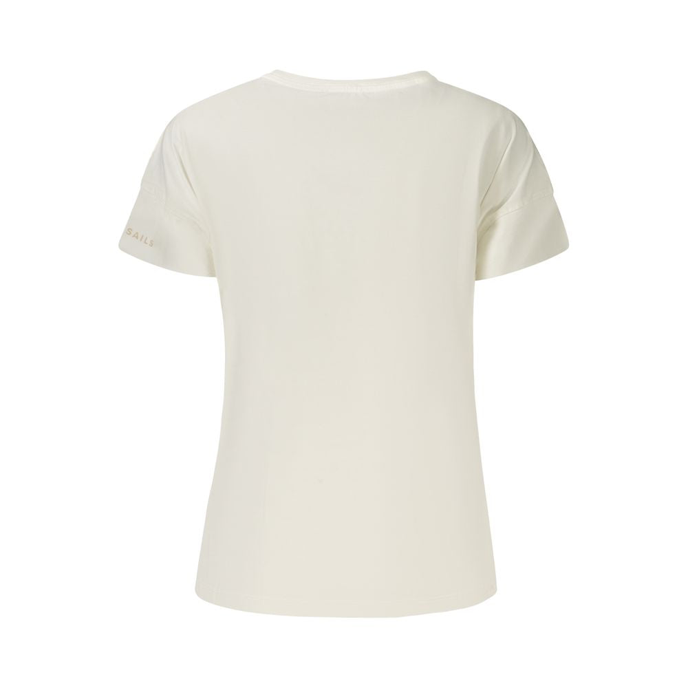 North Sails Bianco Cotton Womens T-Shirt | Regal Royce