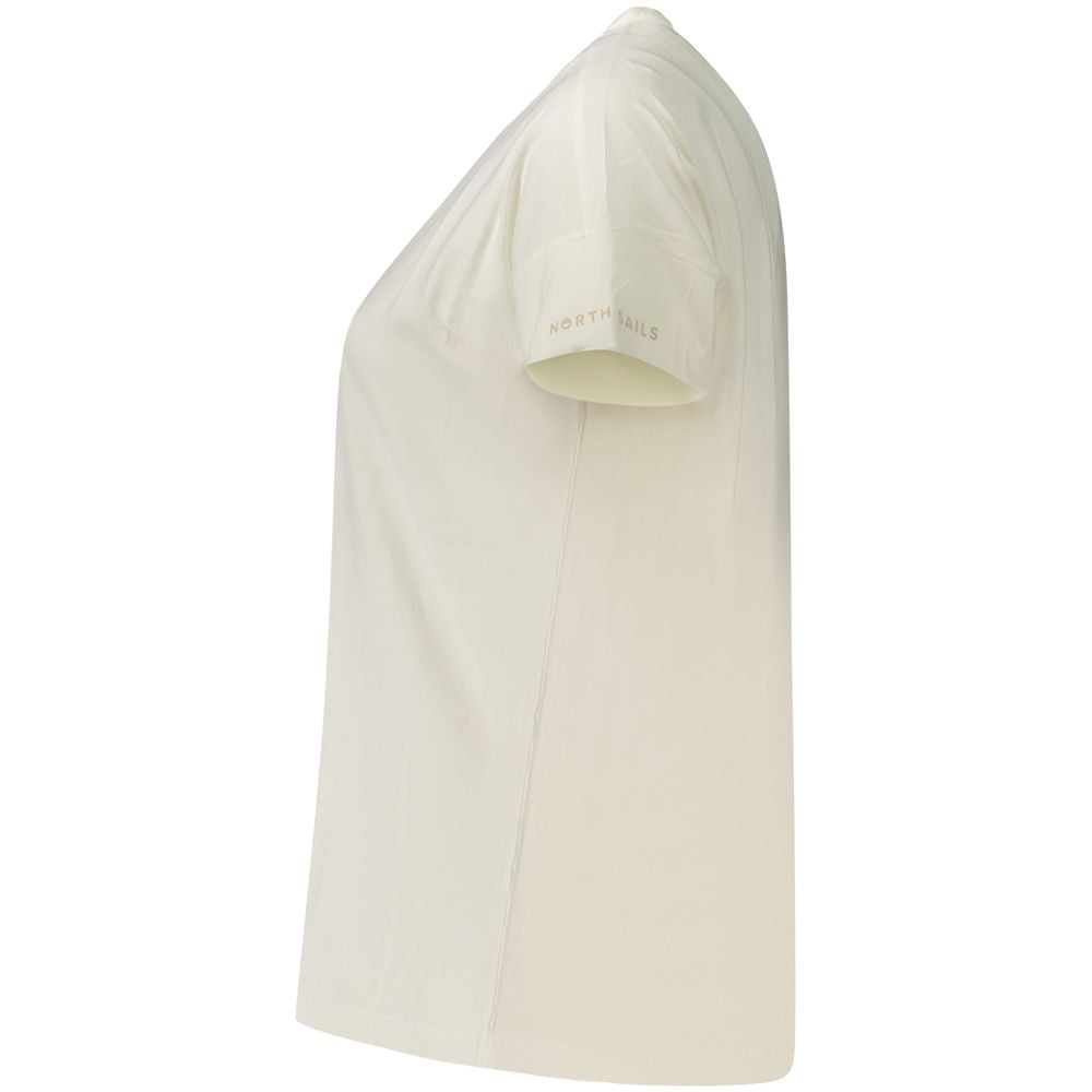 North Sails Bianco Cotton Womens T-Shirt | Regal Royce