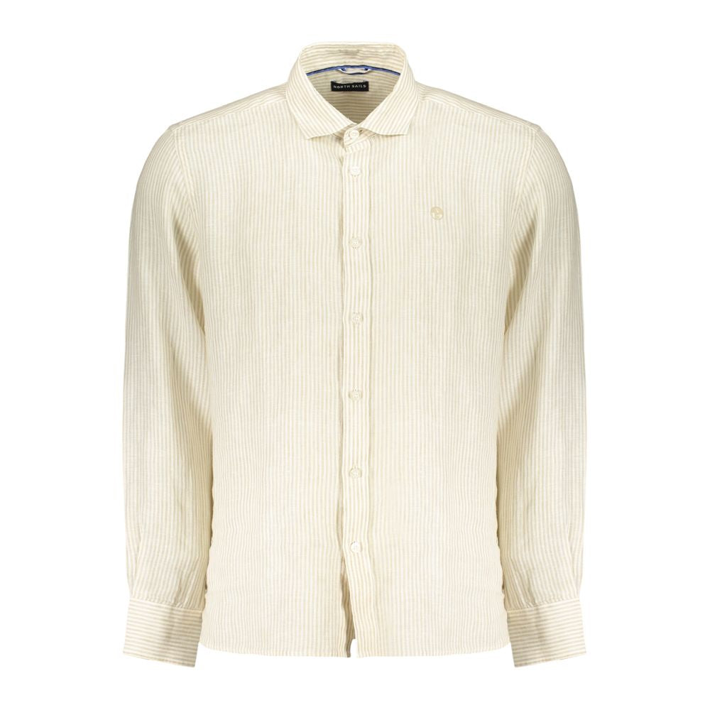 North Sails Beige Linen Men's Shirt | Regal Royce