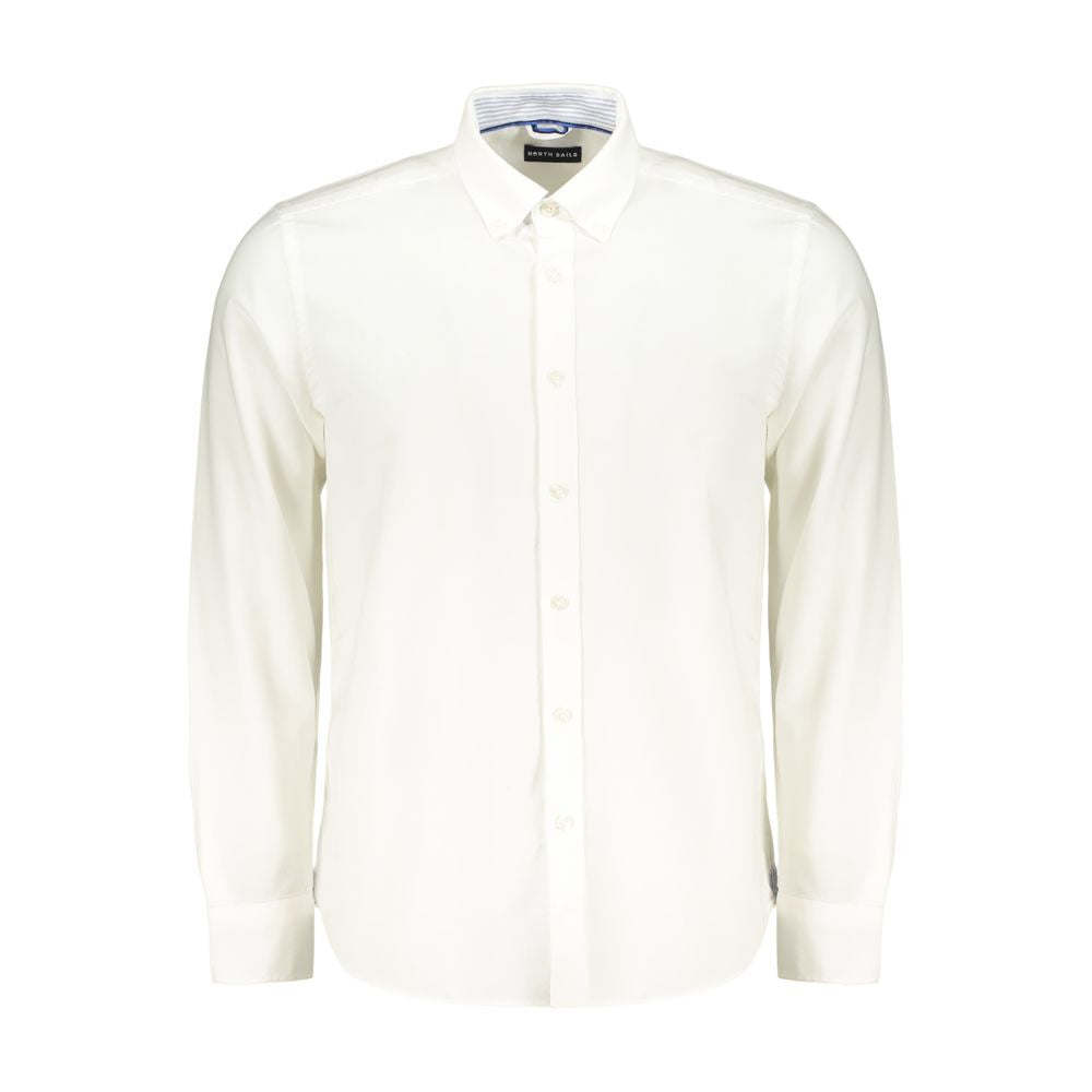 North Sails White Cotton Men's Shirt | Regal Royce