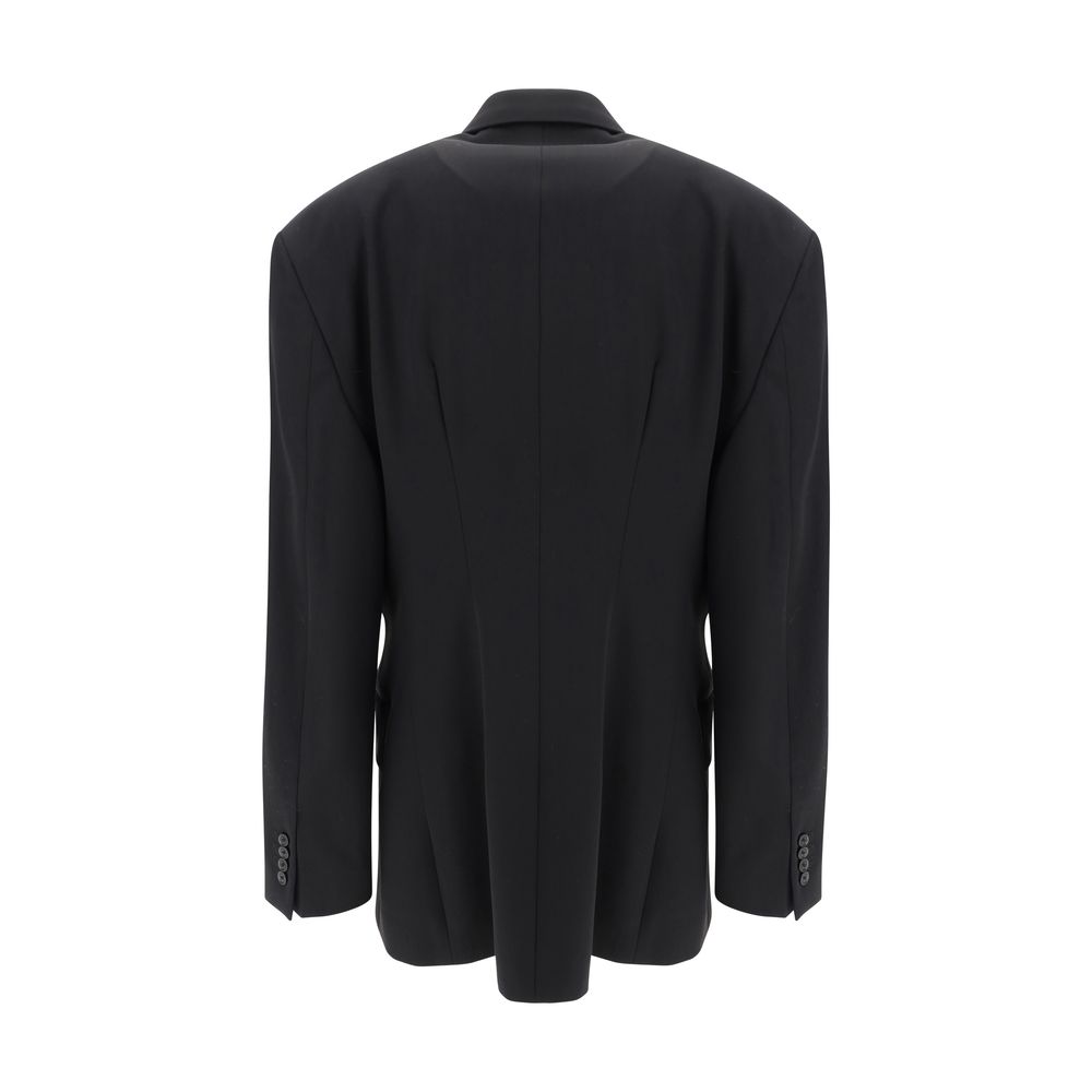 Balenciaga Black Wool Oves Aries Blazer | Regal Royce